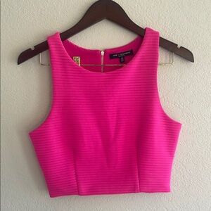 💚  3/$10   One Clothing Pink Sleeveless Ribbed Tank Top